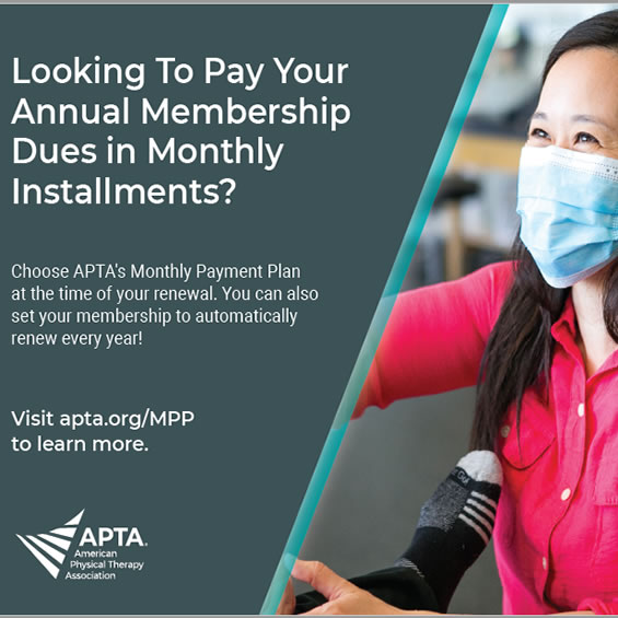 Pay membership dues in monthly installments