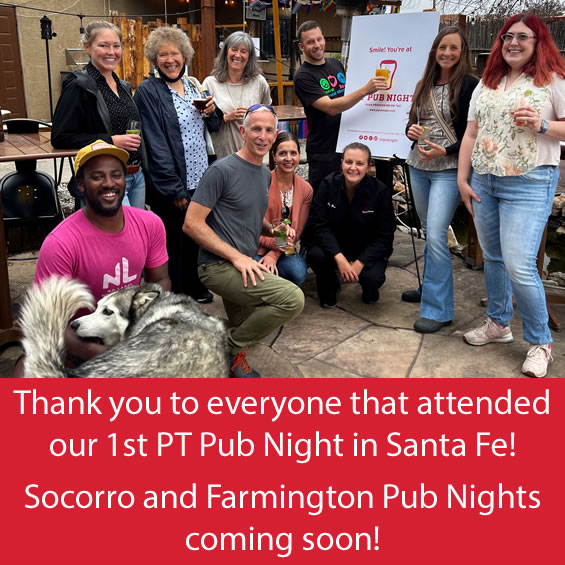 Santa Fe PT Pub Night Thank You