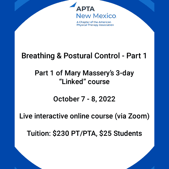 Breathing & Postural Control Course