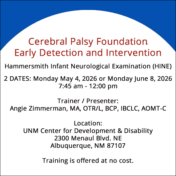 Cerebral Palsy Foundation Early Detection and Intervention