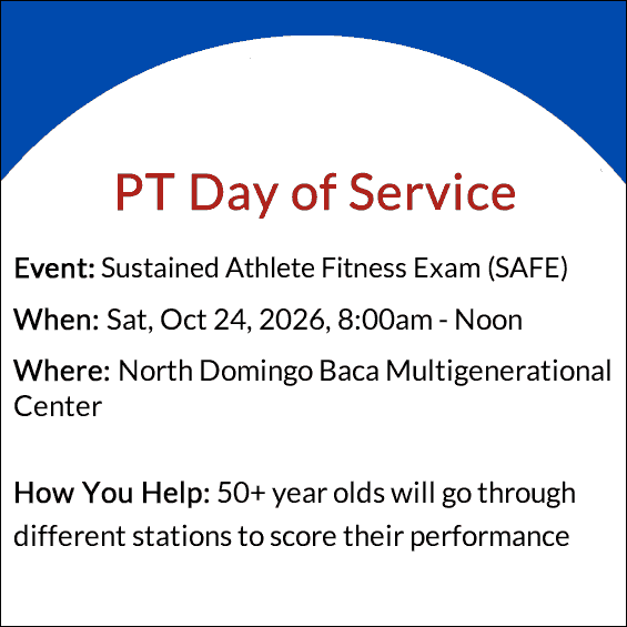 PT Day of Service